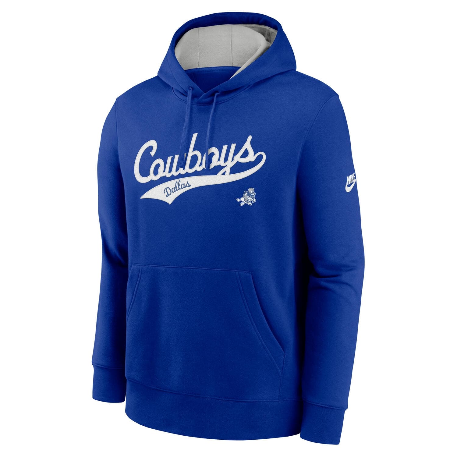 Dallas Cowboys Rewind Script Nike Club NFL Hoodie Blue
