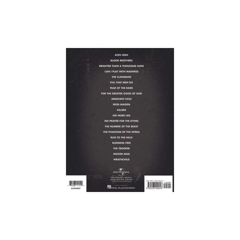 Hal Leonard Iron Maiden Bass Anthology – Thomann Ireland