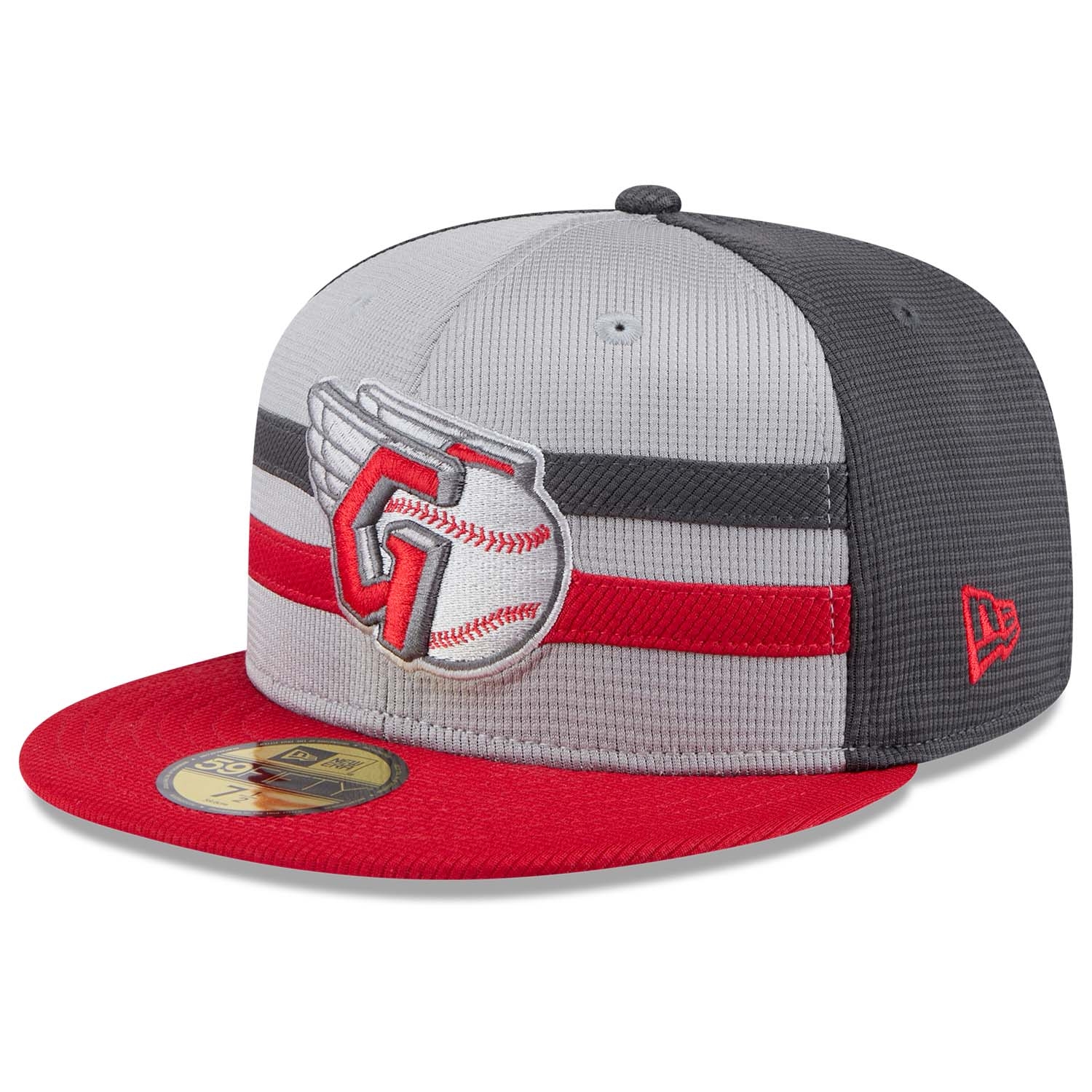 Cleveland Guardians Colorway 2025 MLB Batting Practice 59FIFTY Fitted Cap Gray
