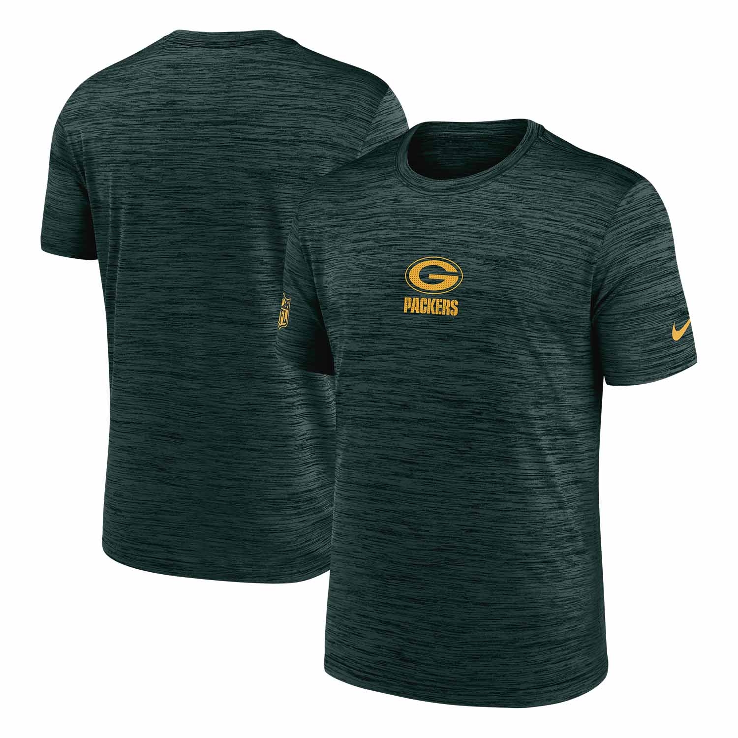 Green Bay Packers 2025 NFL Sideline Nike Velocity Performance T-Shirt Green