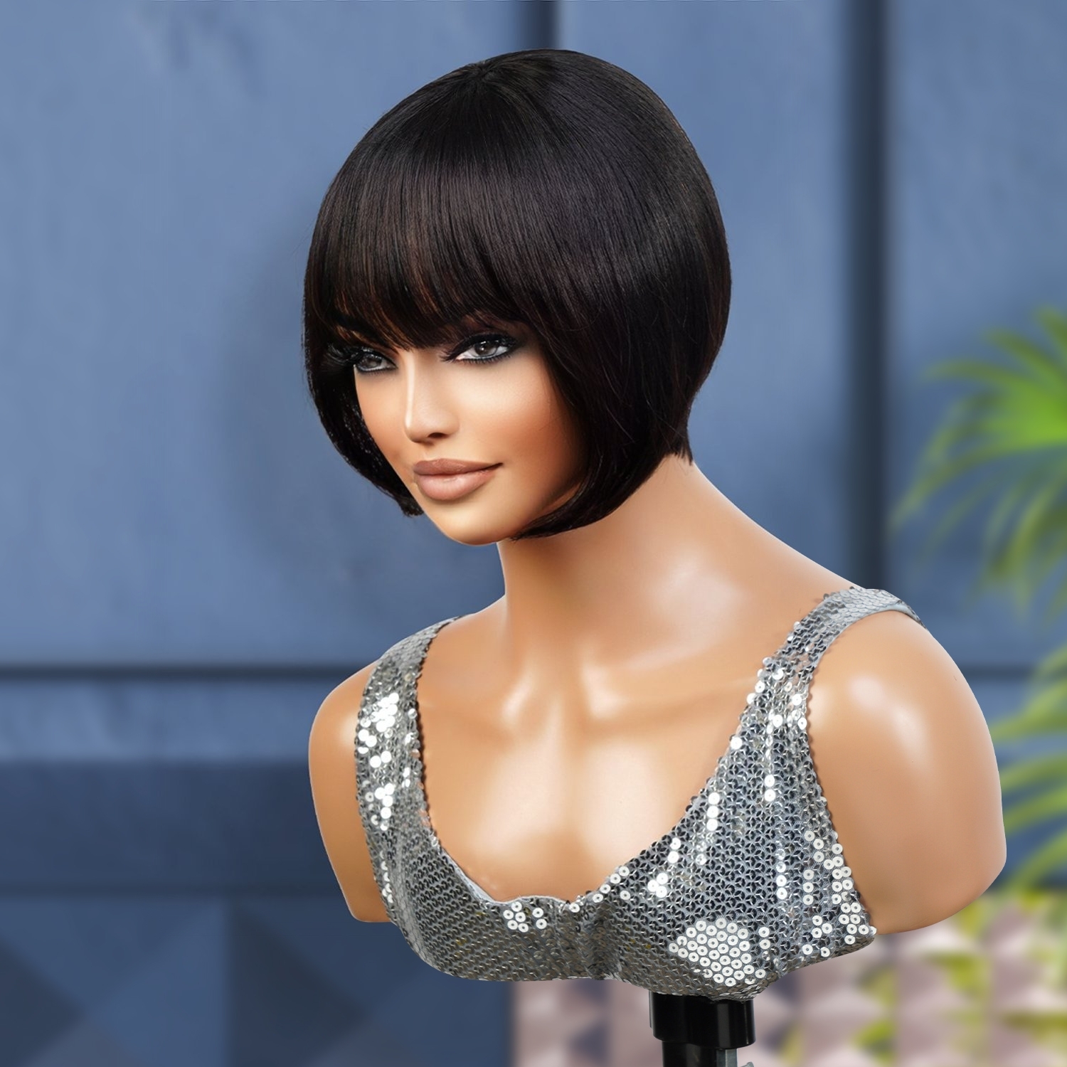 Instant Fab 100% Human Hair Wig Tourmaline