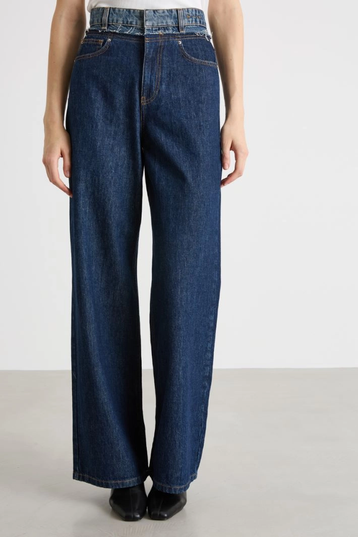 Wide-leg jeans - BLUE