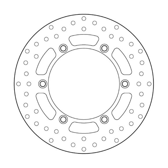 Disque de frein Rond Brembo fixeRef : 68B407G4