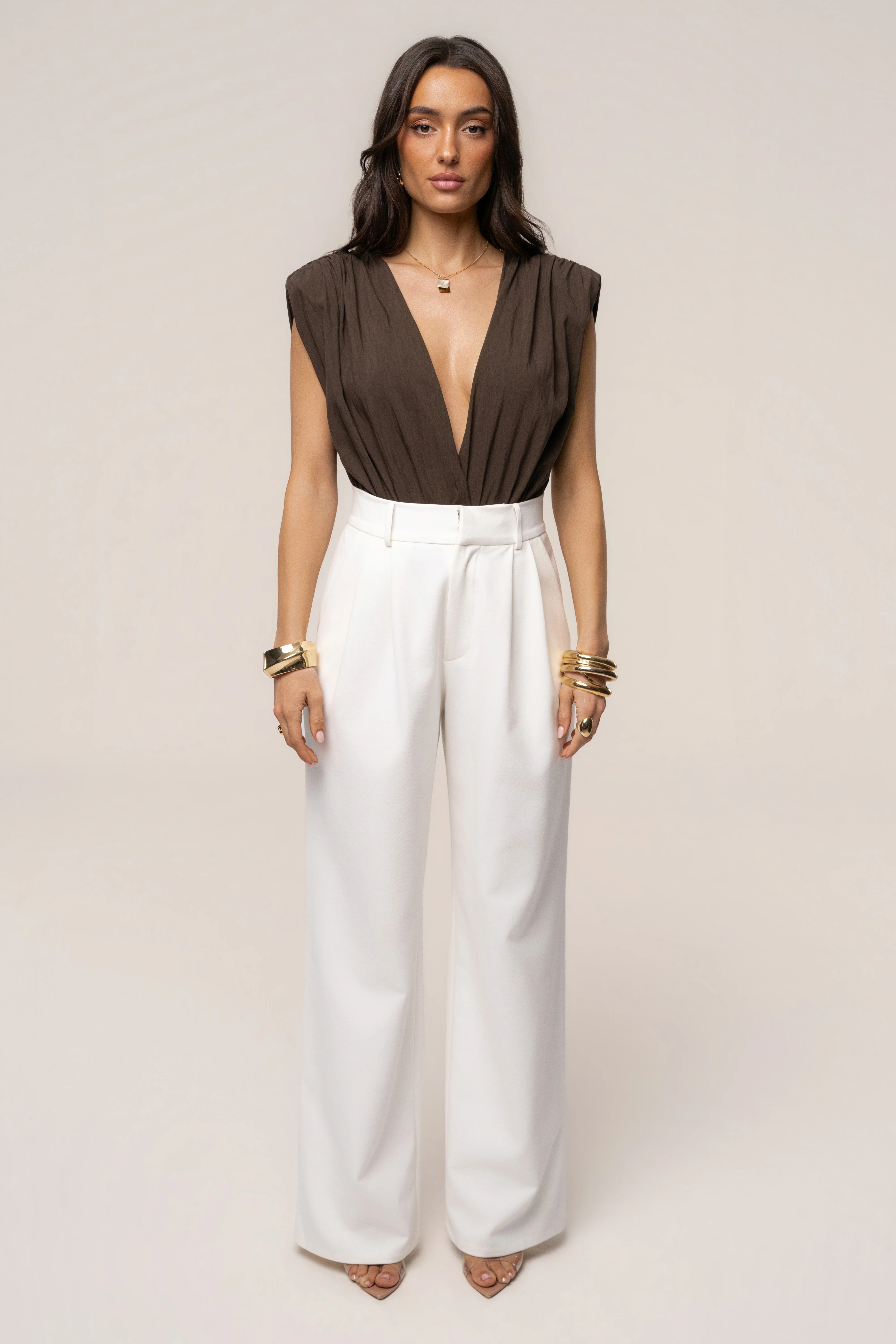 Brown Solar Drift Bodysuit