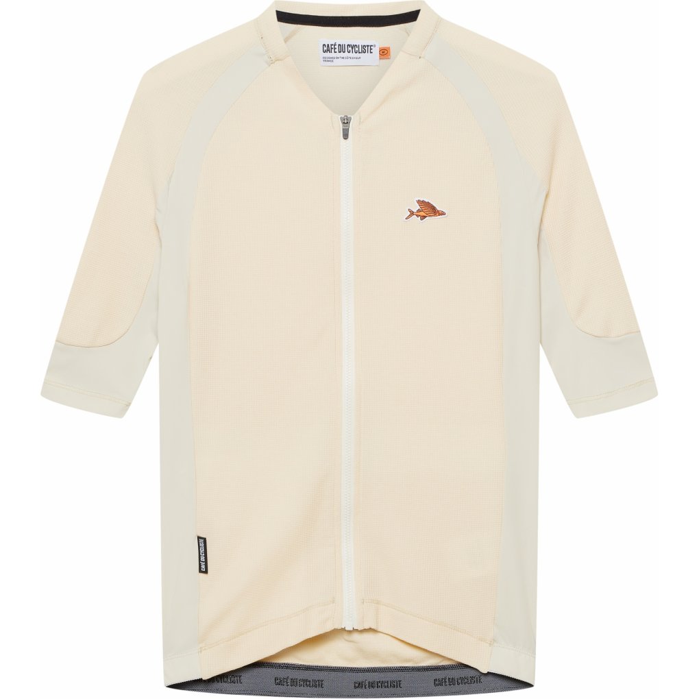 Café du Cycliste Mireille Short Sleeve Jersey Men - fog
