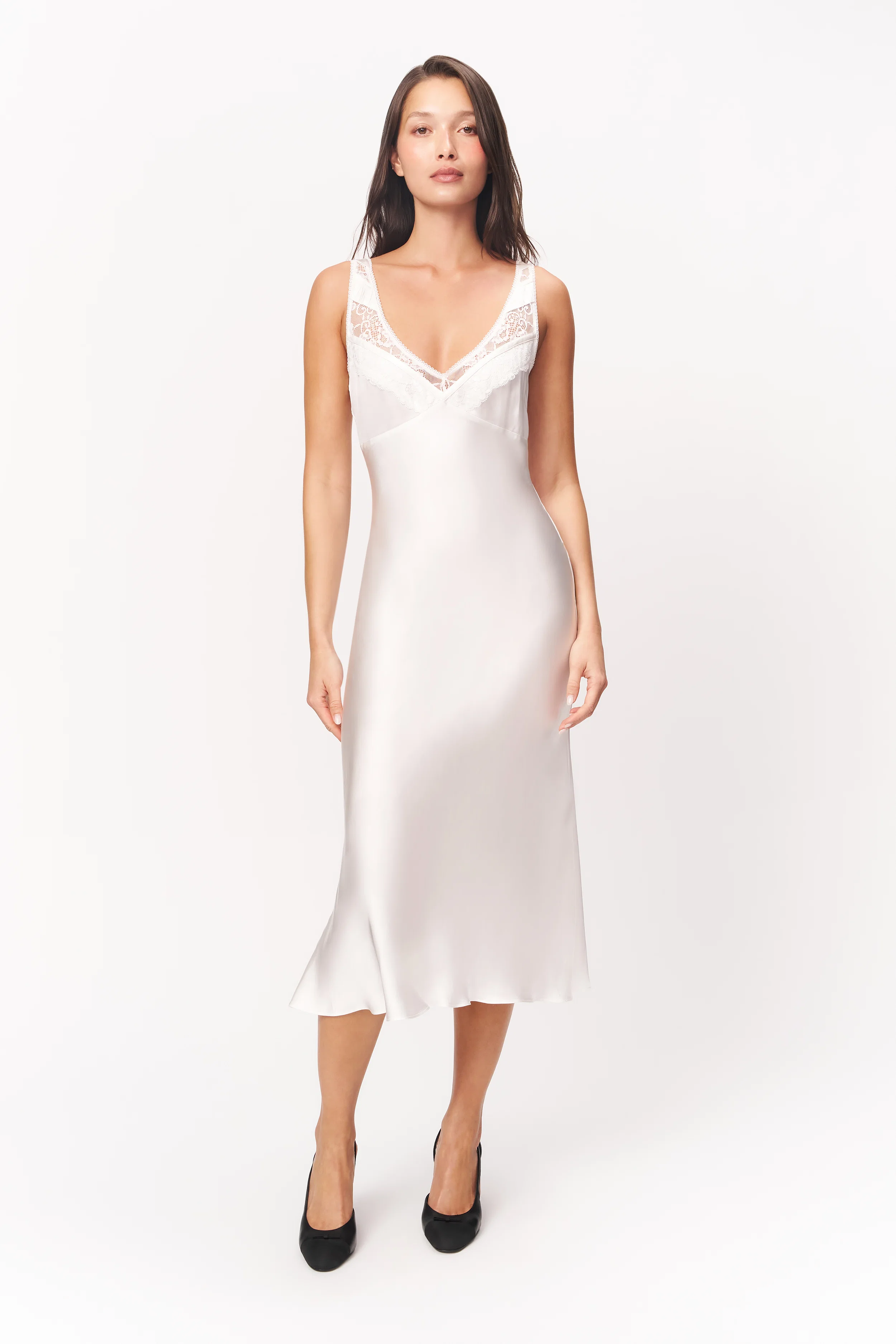 Scaosi Lace Detail Slip Dress