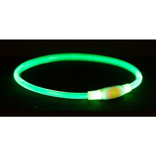 Trixie Flash Light Ring Green - L / XL