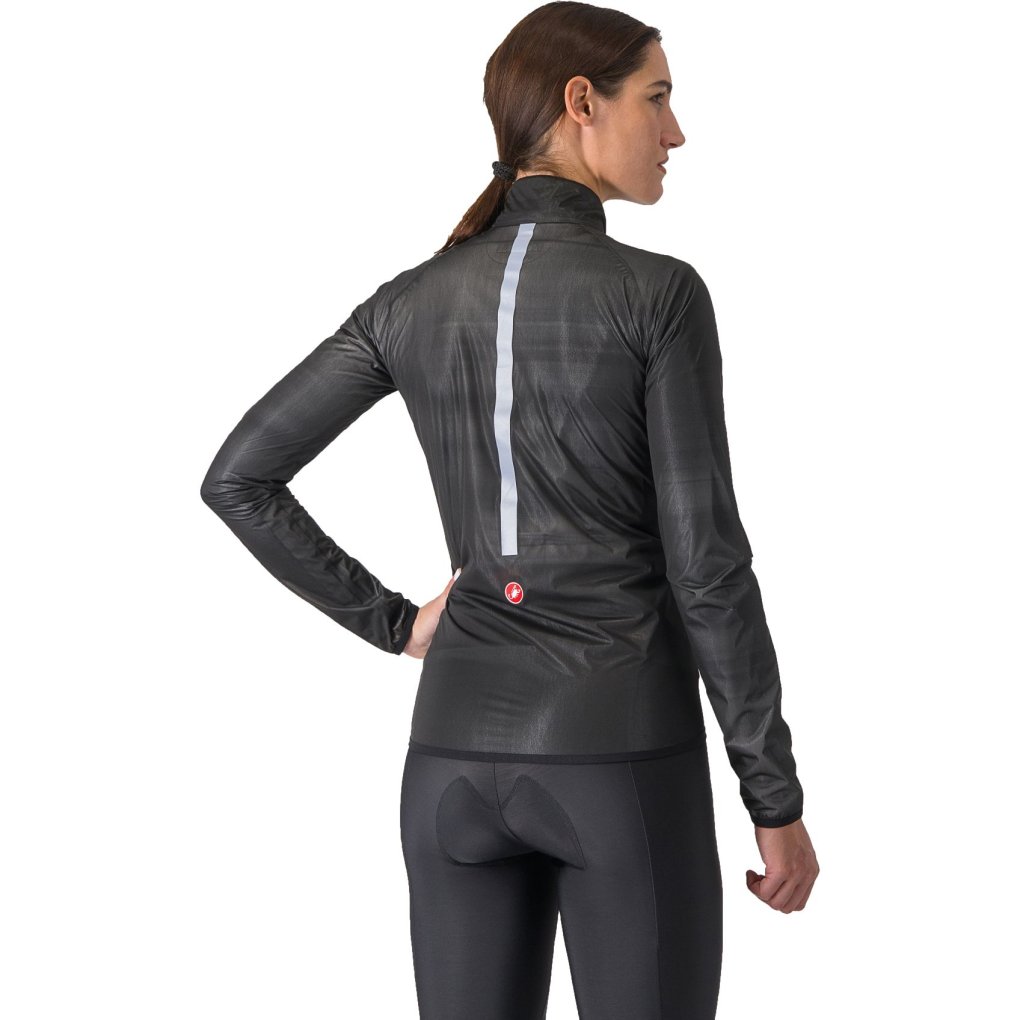 Castelli Squall Shell Jacket Women - light black/silver grey 085