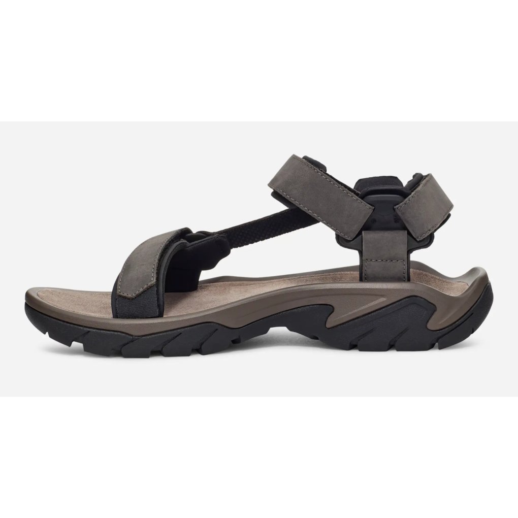 Teva Terra Fi 5 Universal Leather Sandals Men - dark gull grey