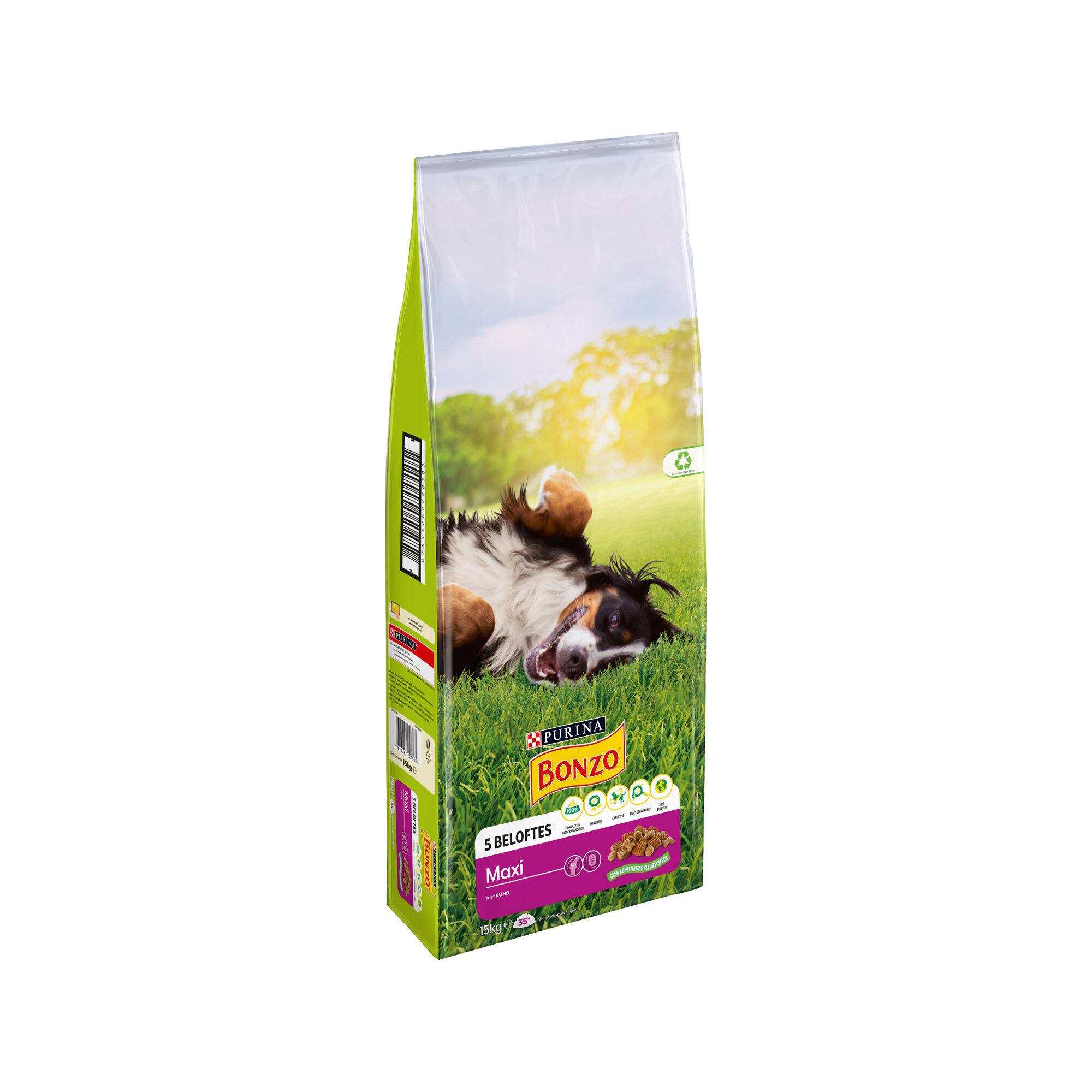 Bonzo Maxi Dog Food - Beef - 15 kg