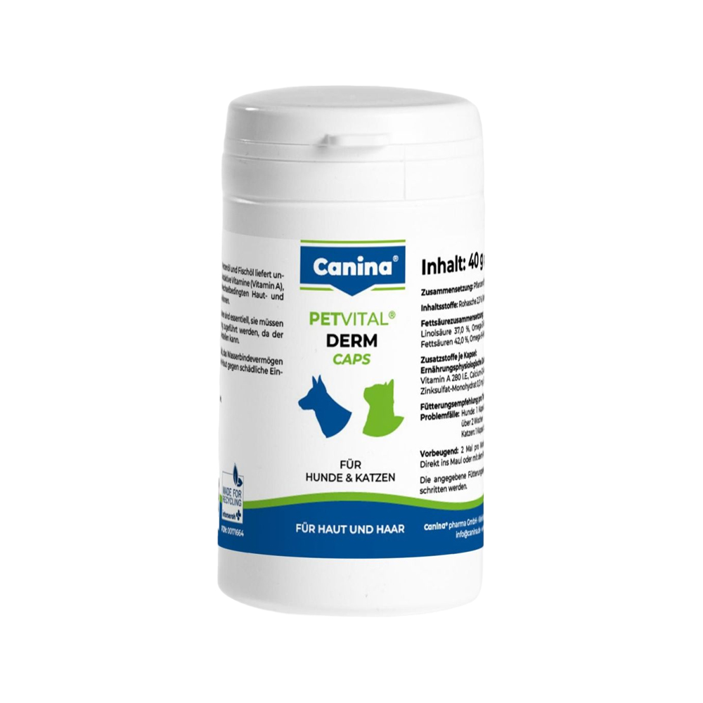 Canina Petvital Derm Caps - 40g (100 Capsules)