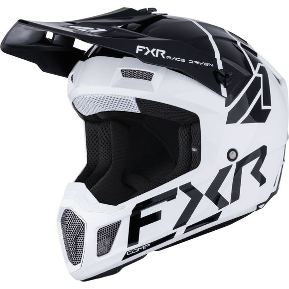 Casque cross FXR CLUTCH COMP 2026 - Blanc / NoirRef : FXR1763