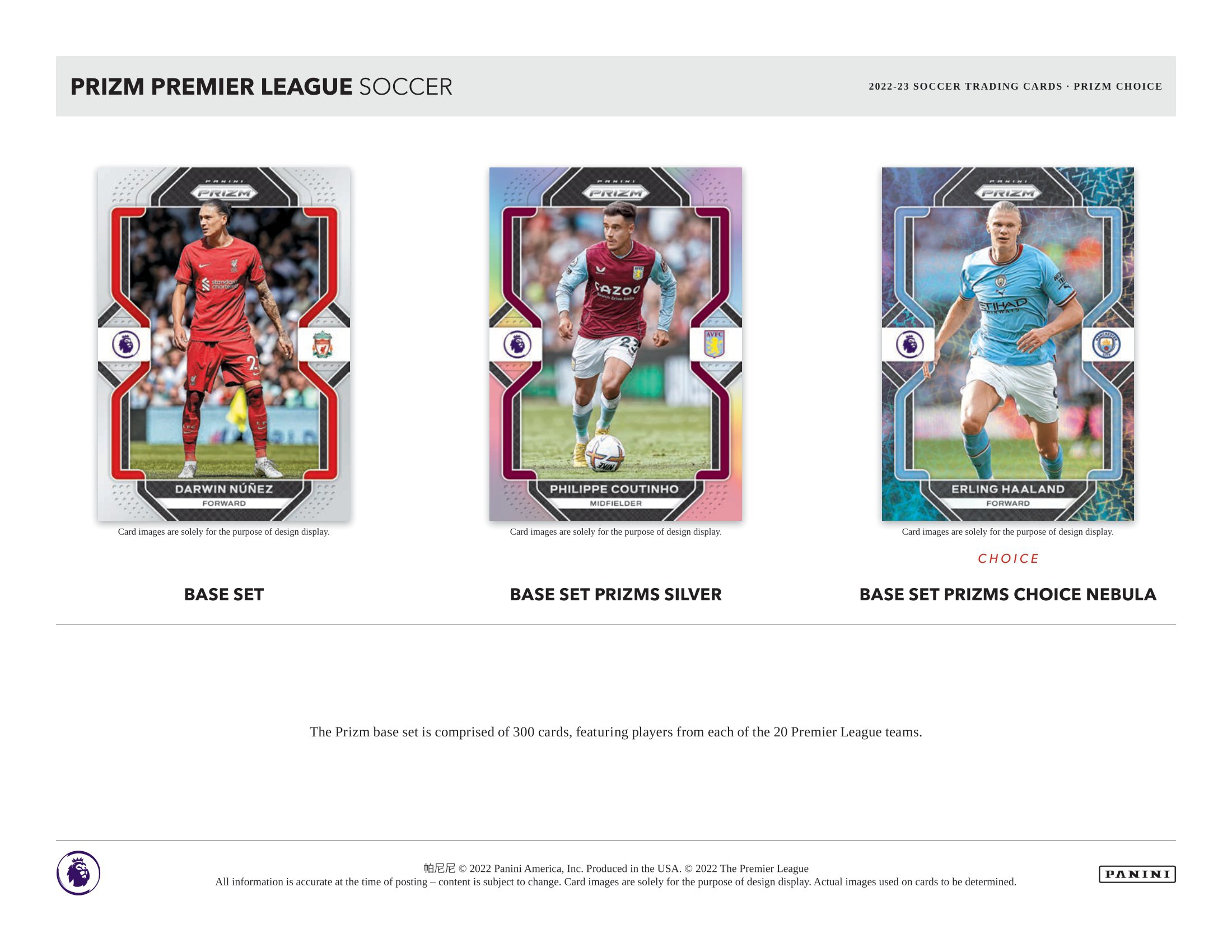 2022/23 Panini Prizm Premier League Soccer EPL Choice Box