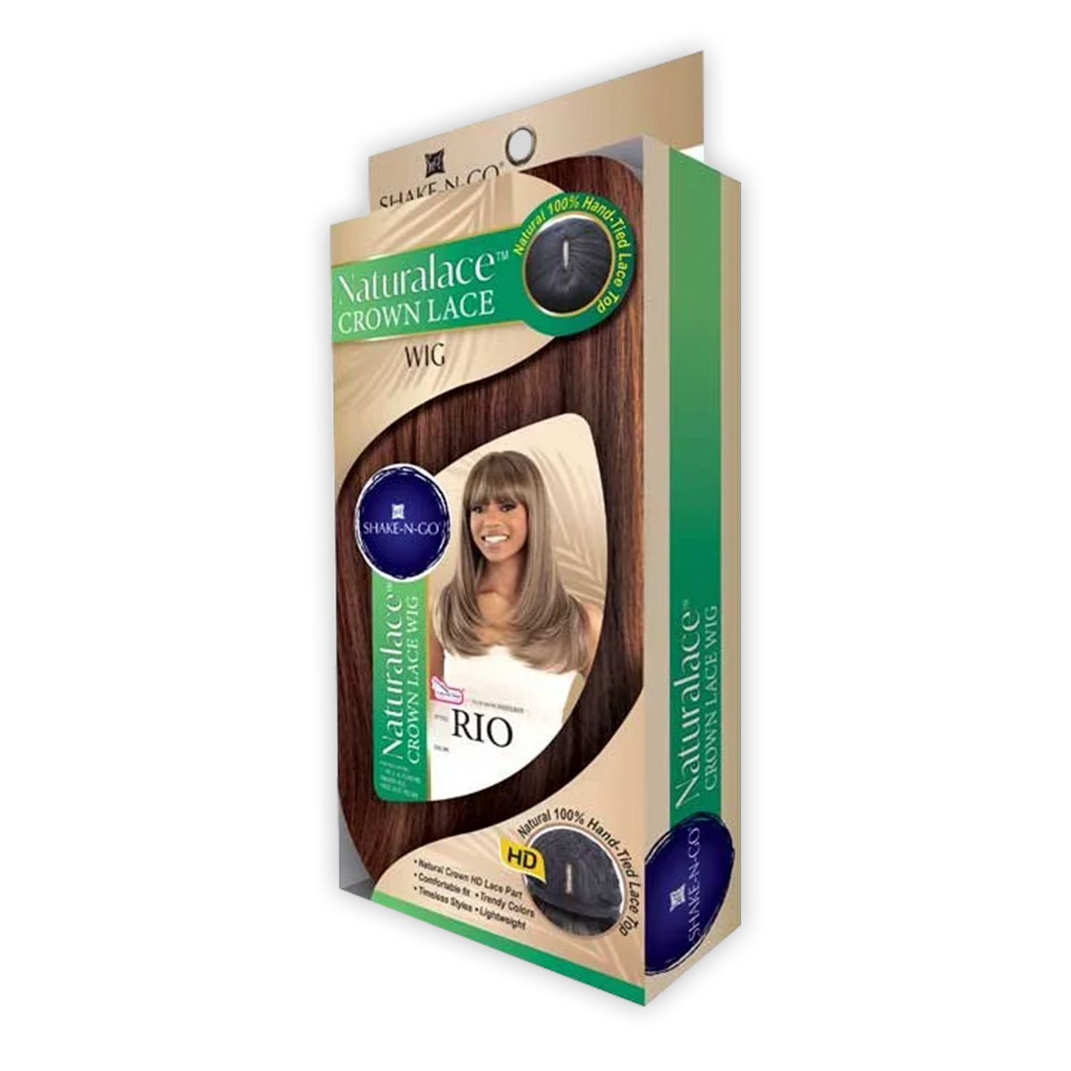 Shake-N-Go Wig Naturalace HD Crown Lace Part Rio
