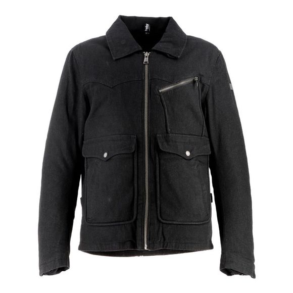 Moto Helstons Ontario - Black JacketRef: HS1117