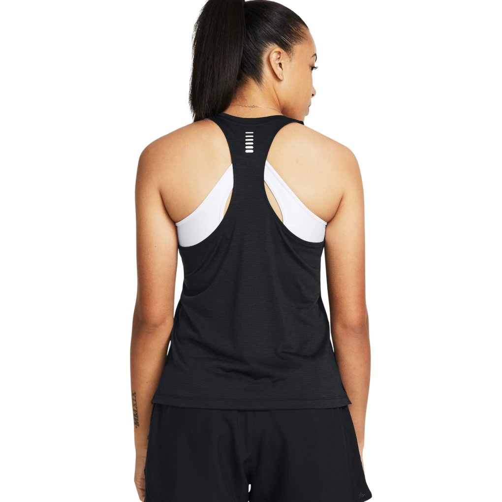 Under Armour UA Launch Singlet Women - Black/Reflective