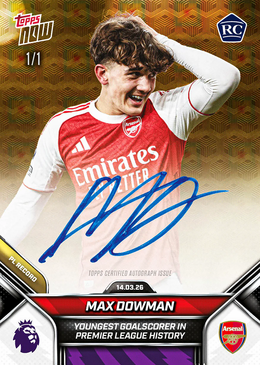 Max Dowman - 2025-26 Premier League Topps NOW® - Card 156