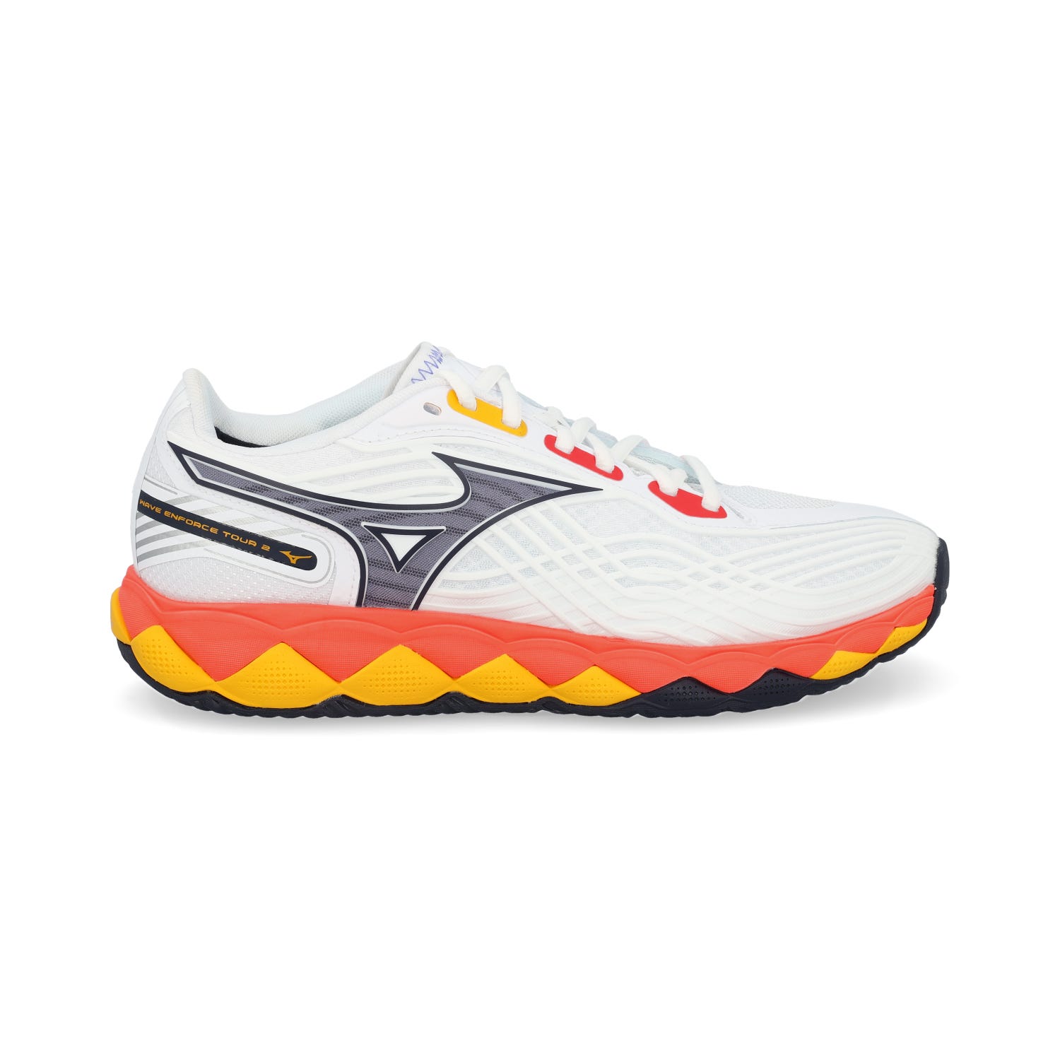 Mizuno Wave Enforce Tour 2 Ac 61GA2500 WHITE/CORAL/CITRUS