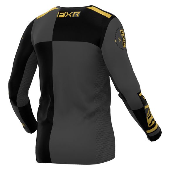 Cross fxr pro battalion 2024 mx jersey - black / yellowRef: FXR0566