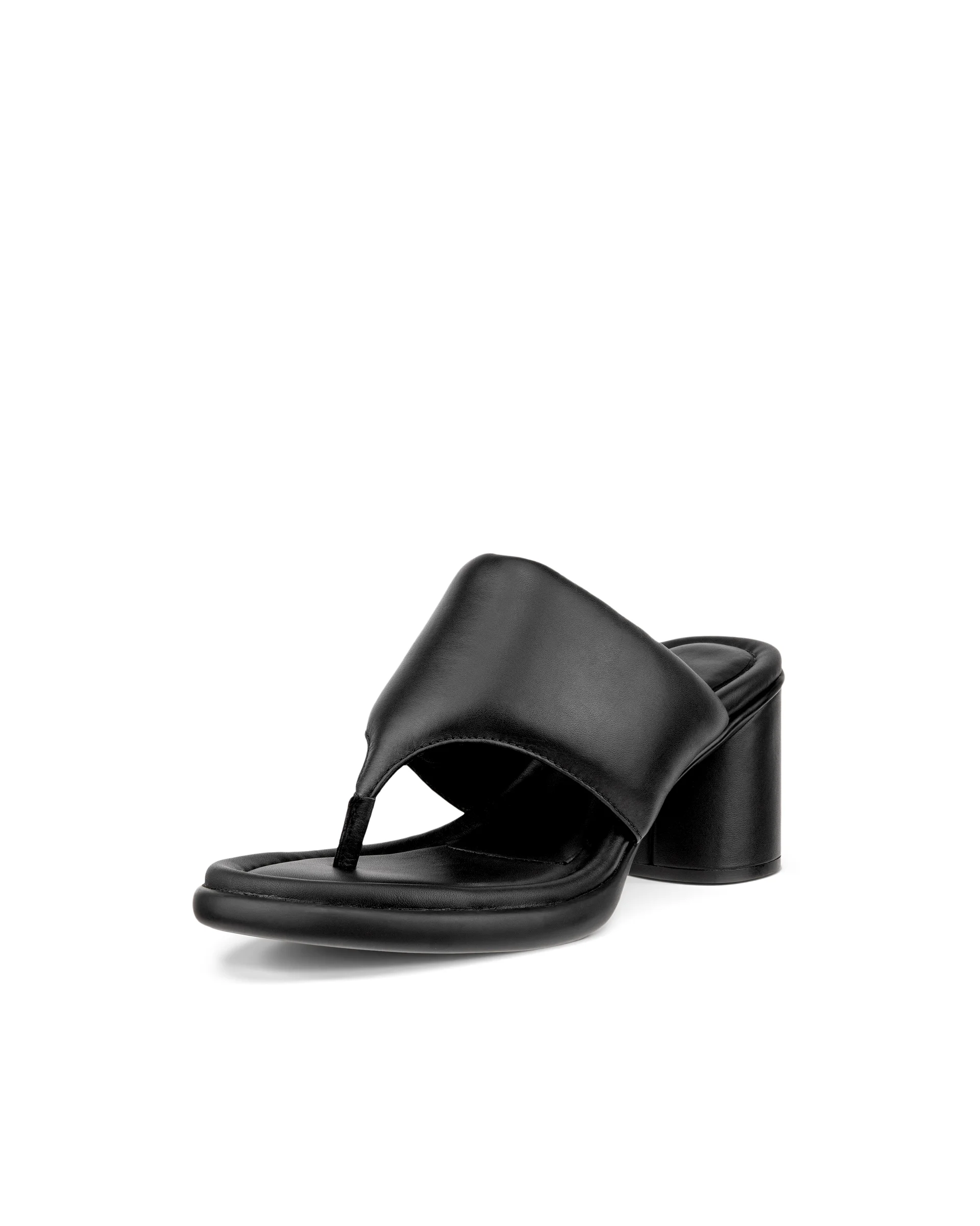 ECCO SCULPTED SANDAL LX 55 Damen Ledersandale mit Absatz Schwarz