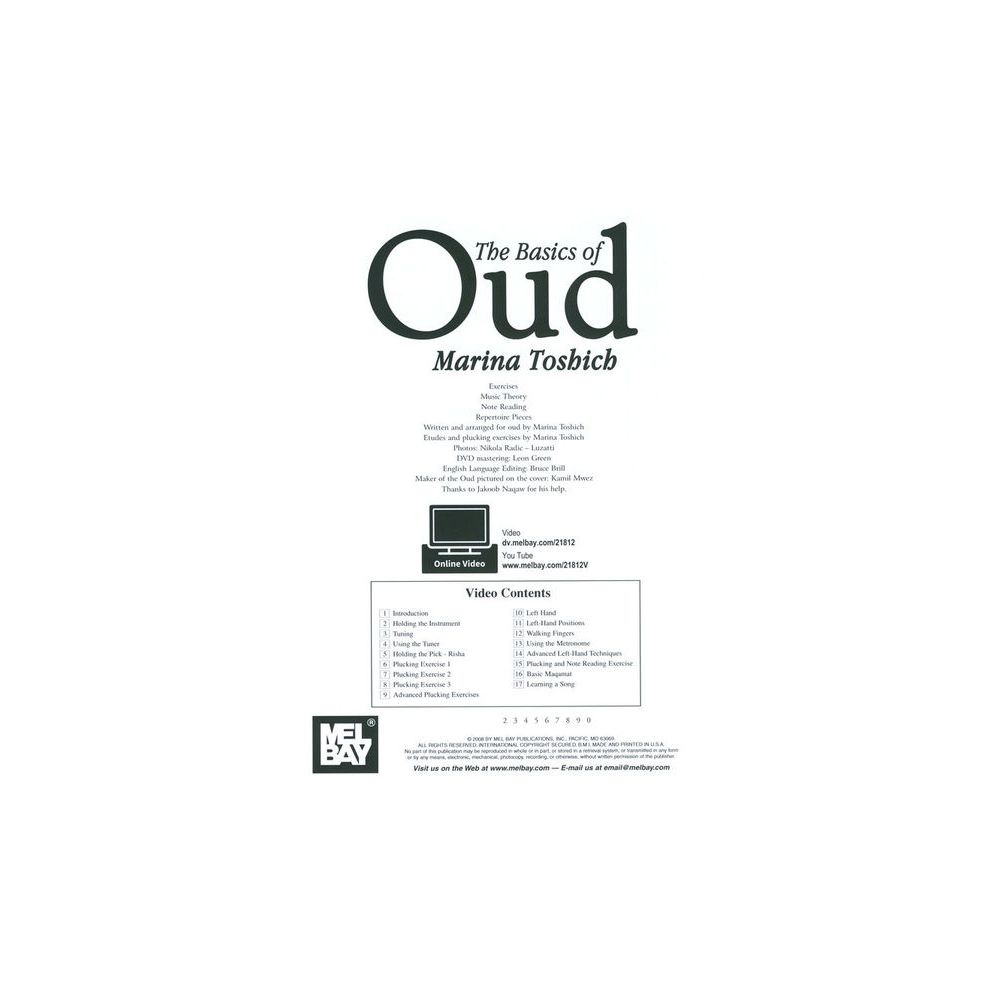 Mel Bay The Basics Of Oud – Thomann Ireland