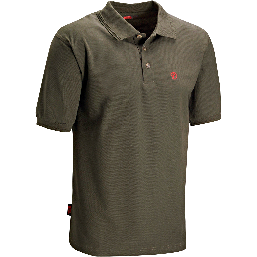 Fjällräven Övik Crowley Pique Shirt M Men (Dark Olive)