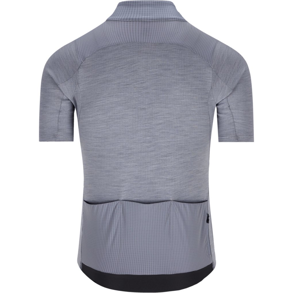 Q36.5 Adventure Tech Merino Short Sleeve Jersey Men - grisaille blue