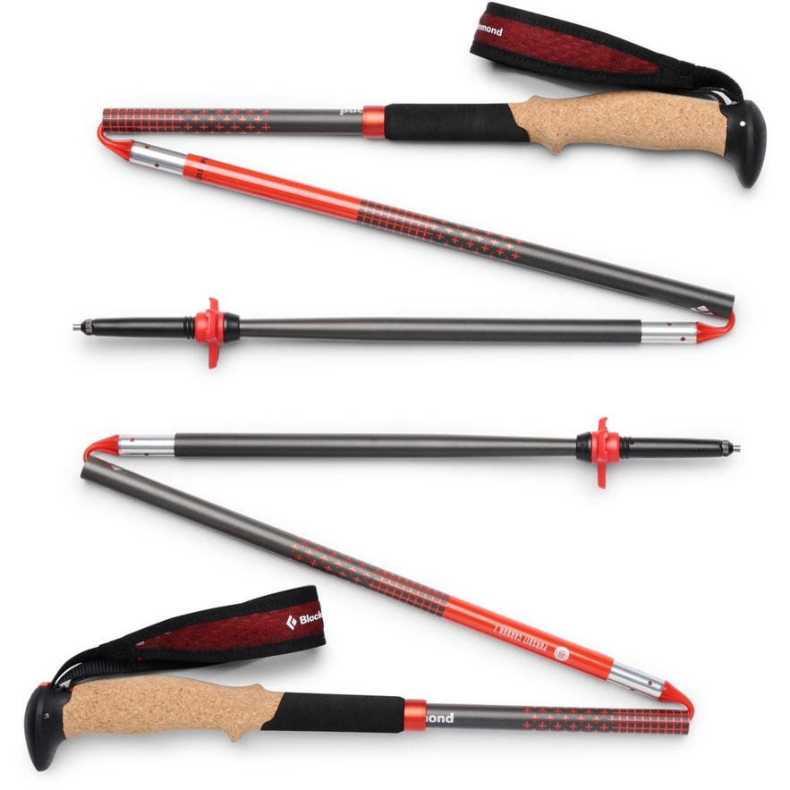 Black Diamond Pursuit Carbon Z Trekking Poles (Pair) - Octane