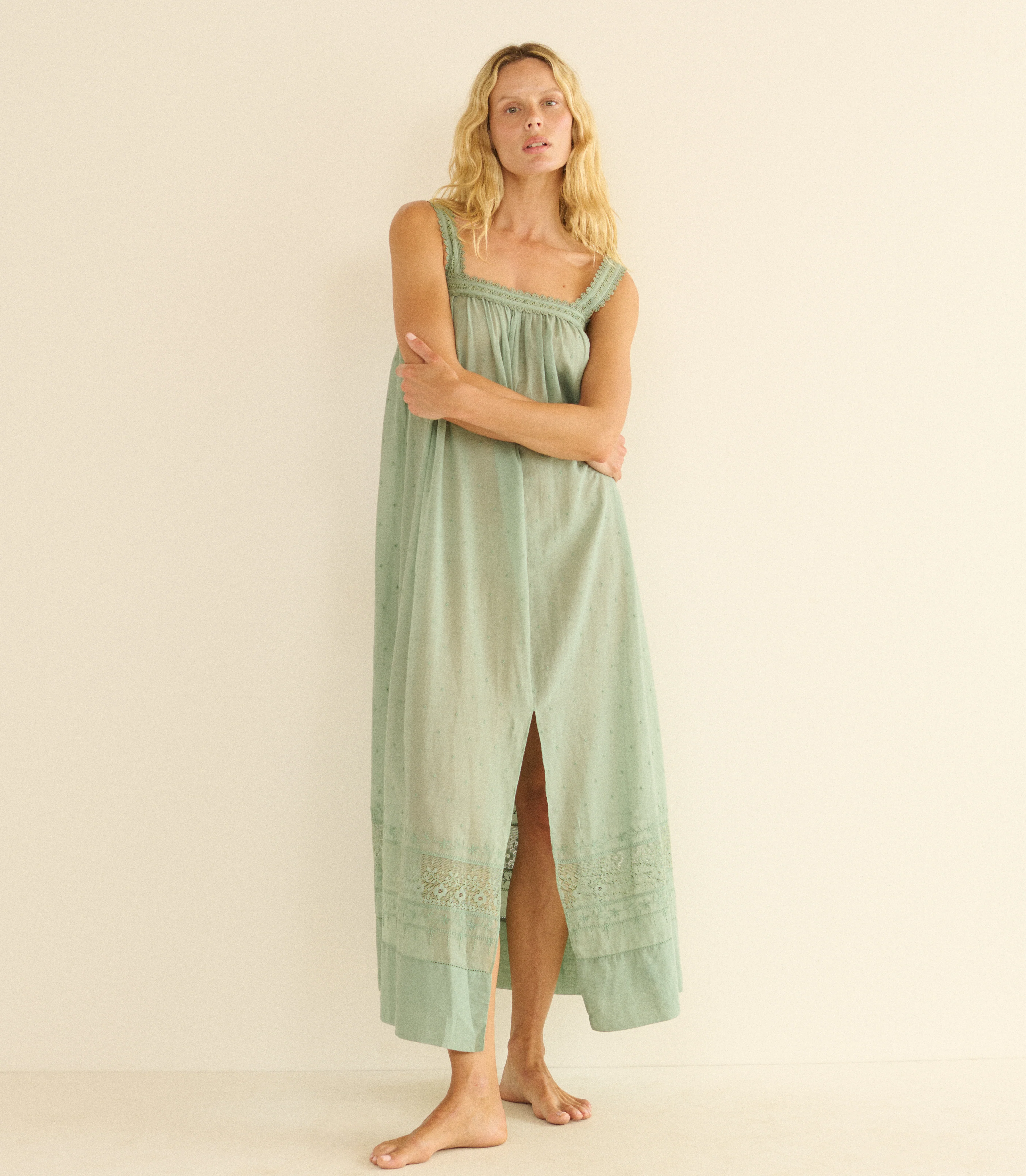 Elarie Maxi Dress - Aloe