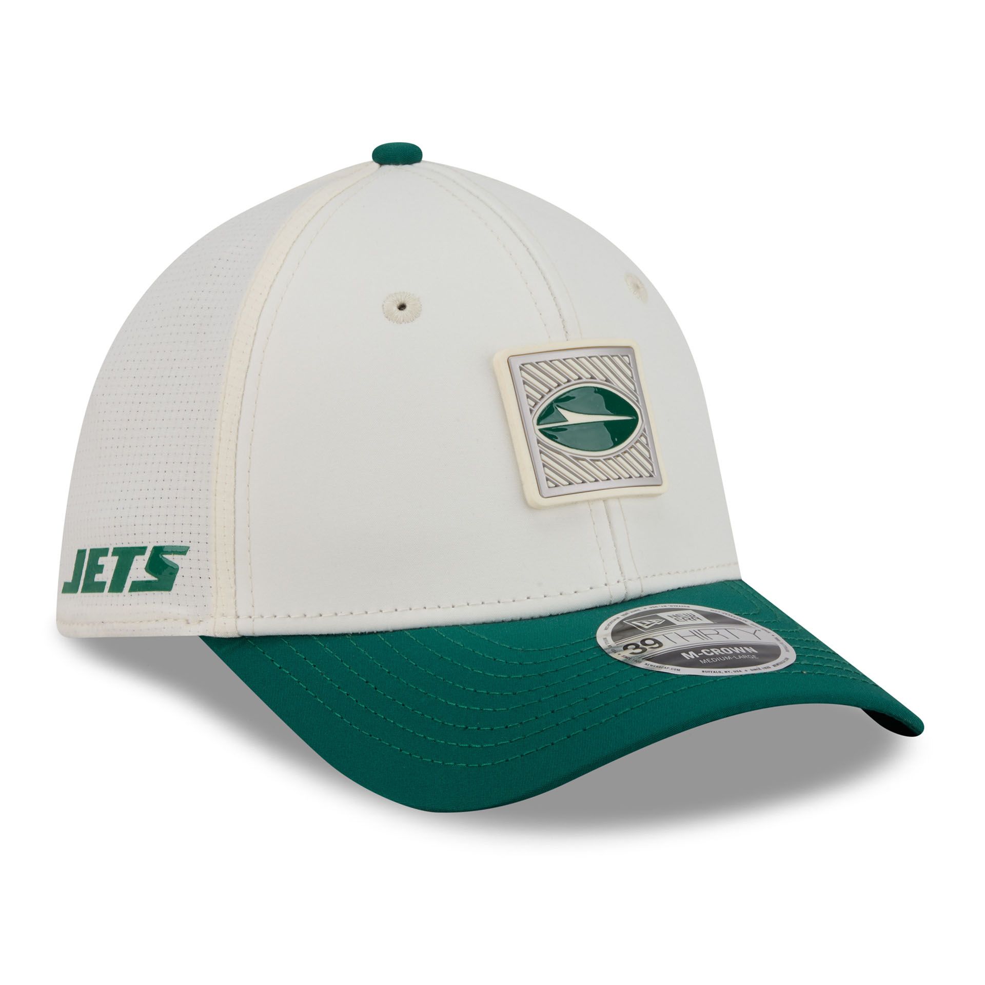 New York Jets 2026 NFL Training Camp 39THIRTY Flex Cap Cream/Green