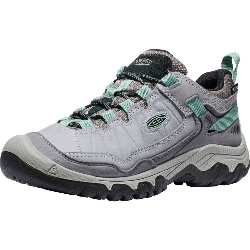KEEN Targhee IV Waterproof Hiking Shoes Women - Alloy/Granite Green