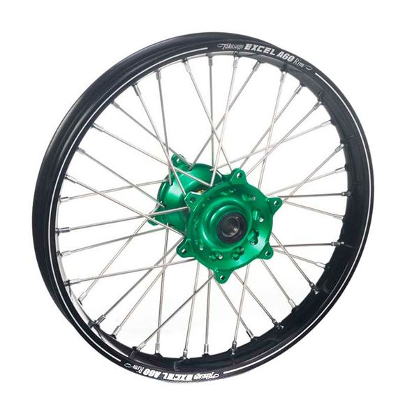 Haan Wheels A60 front wheel size 21x1.60 black/greenRef: HW77004765 / 1076698002