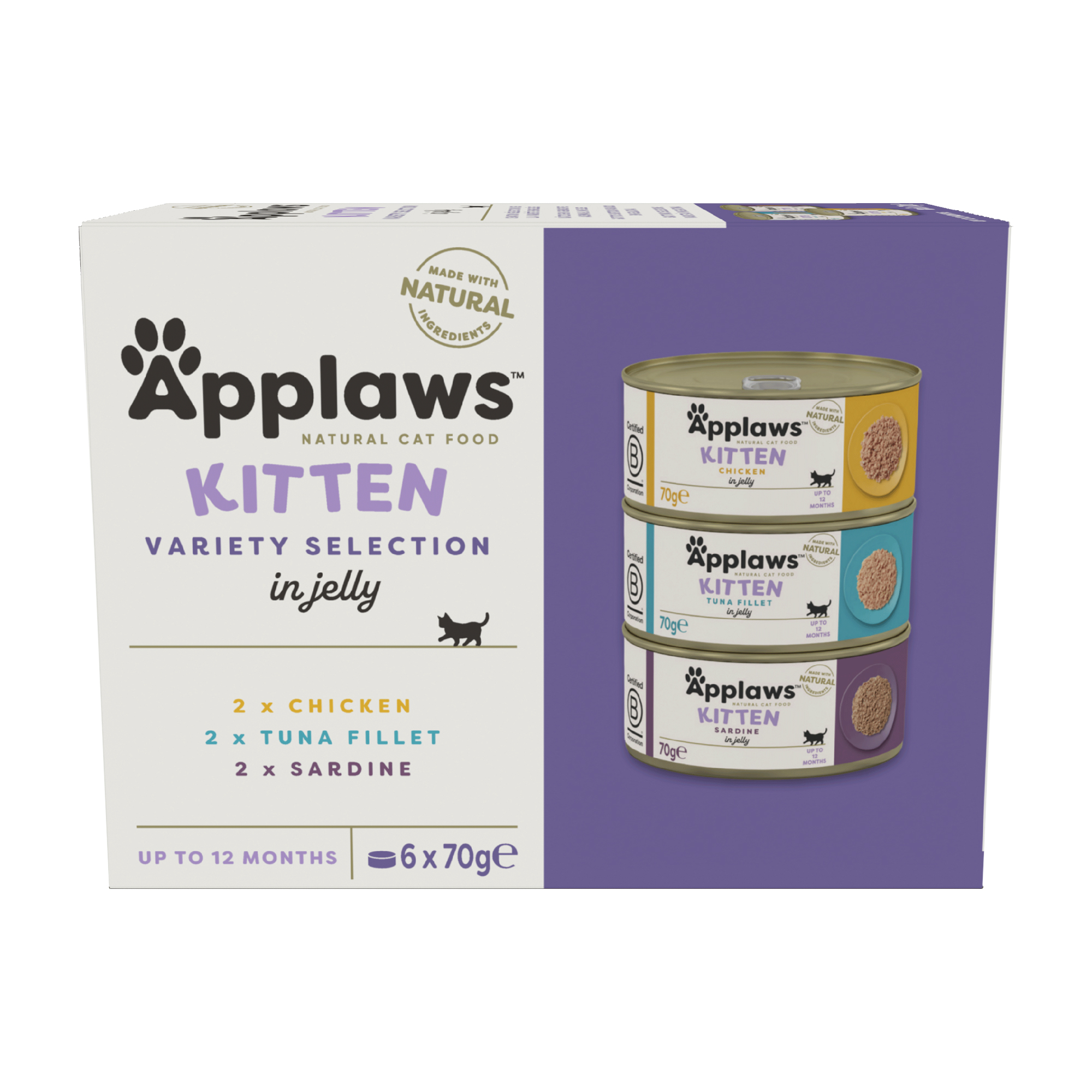 Applaws Kitten Food - Selection - 6x 70g