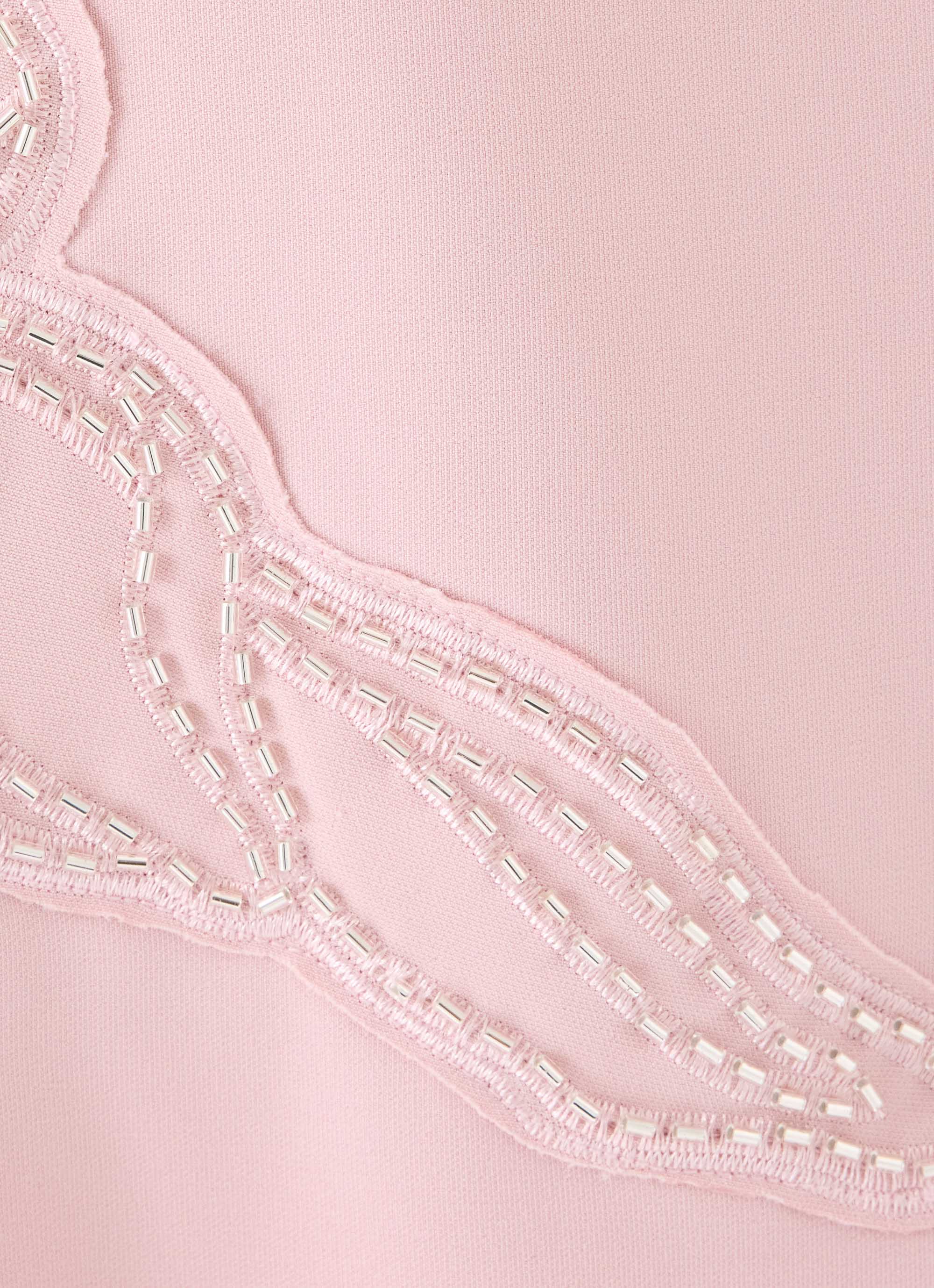 Marta Strapless Mini Dress - Soft Pink