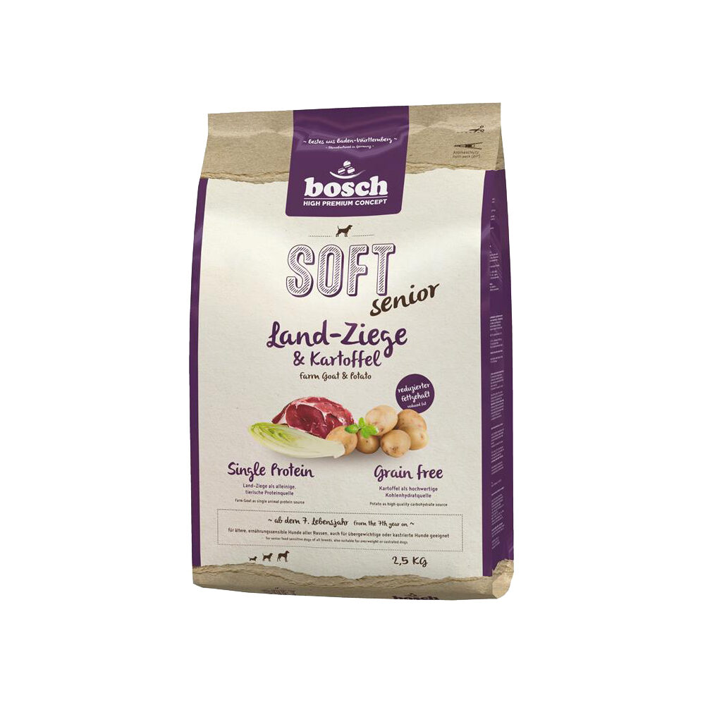 Bosch Soft Senior Dog Food - Goat & Potato - 12,5kg