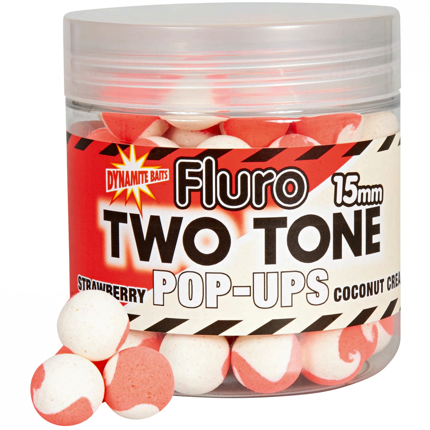 Dynamite Fluro Two Ton Pup-Ups (Strawberry & Coconut)