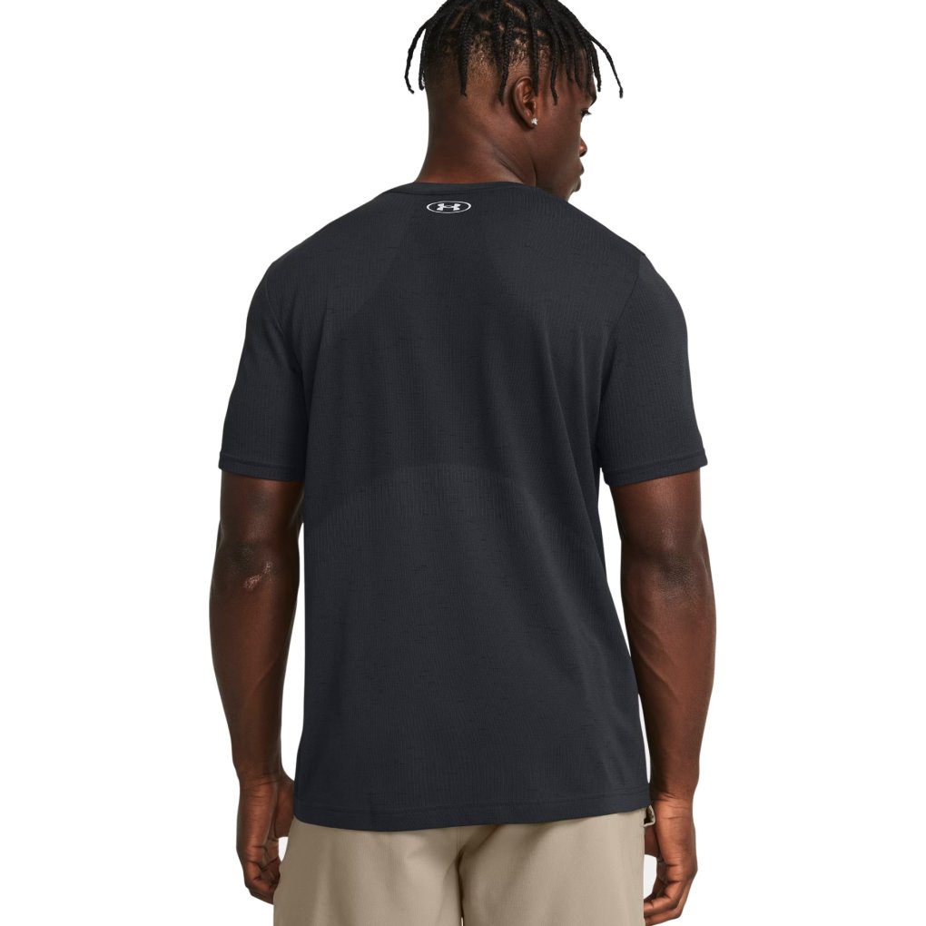 Under Armour UA Vanish Seamless Short Sleeve Shirt Men - Black/Mod Gray