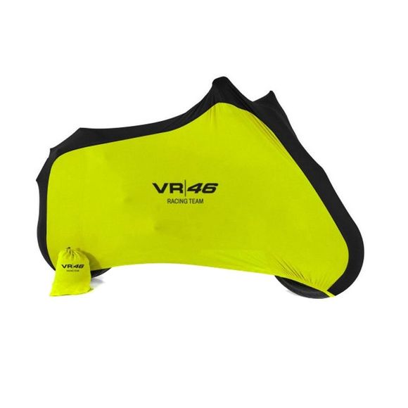Barracuda VR46 Motorcycle Cover Size M Universal - Black / YellowRef: bar0632 / tx-m-vr46