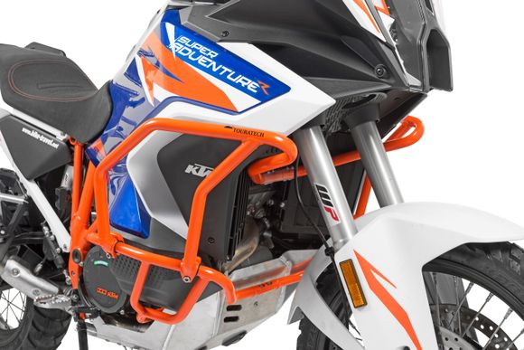 Touratech engine guard Crash bar extension - OrangeRef: Trt00506A / 01-373-5162-0