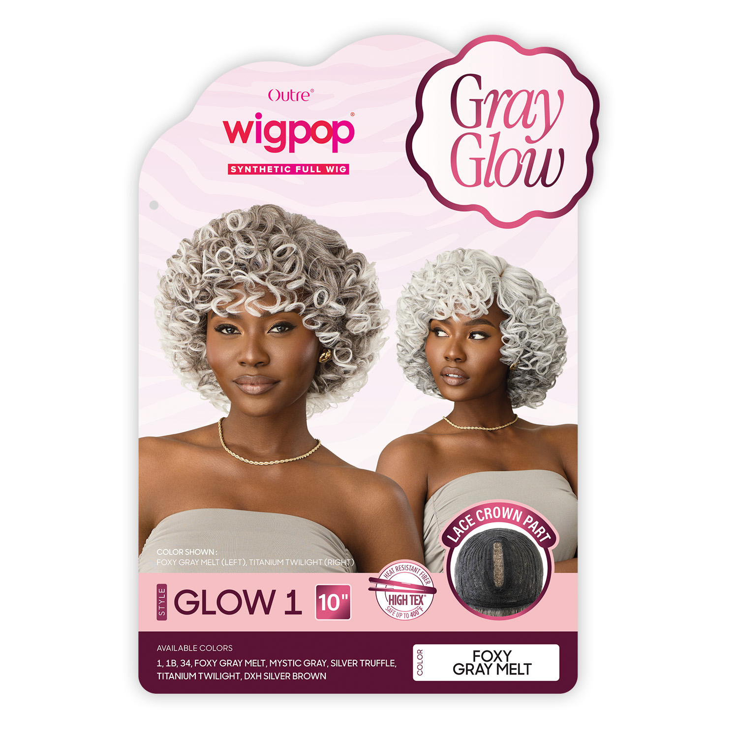 Outre Full Wig Wigpop Gray Glow Glow 1