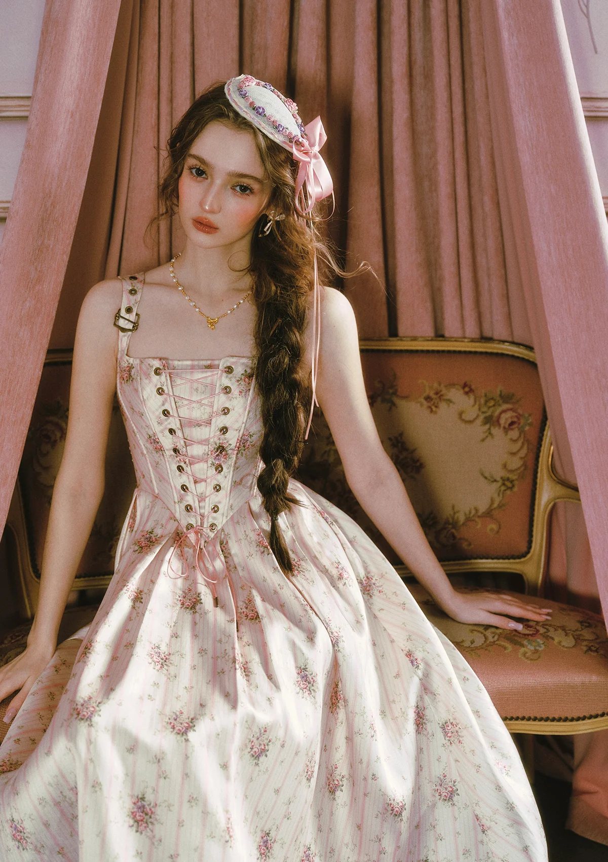 Afternoon Sweet Tea Dress (Pink)