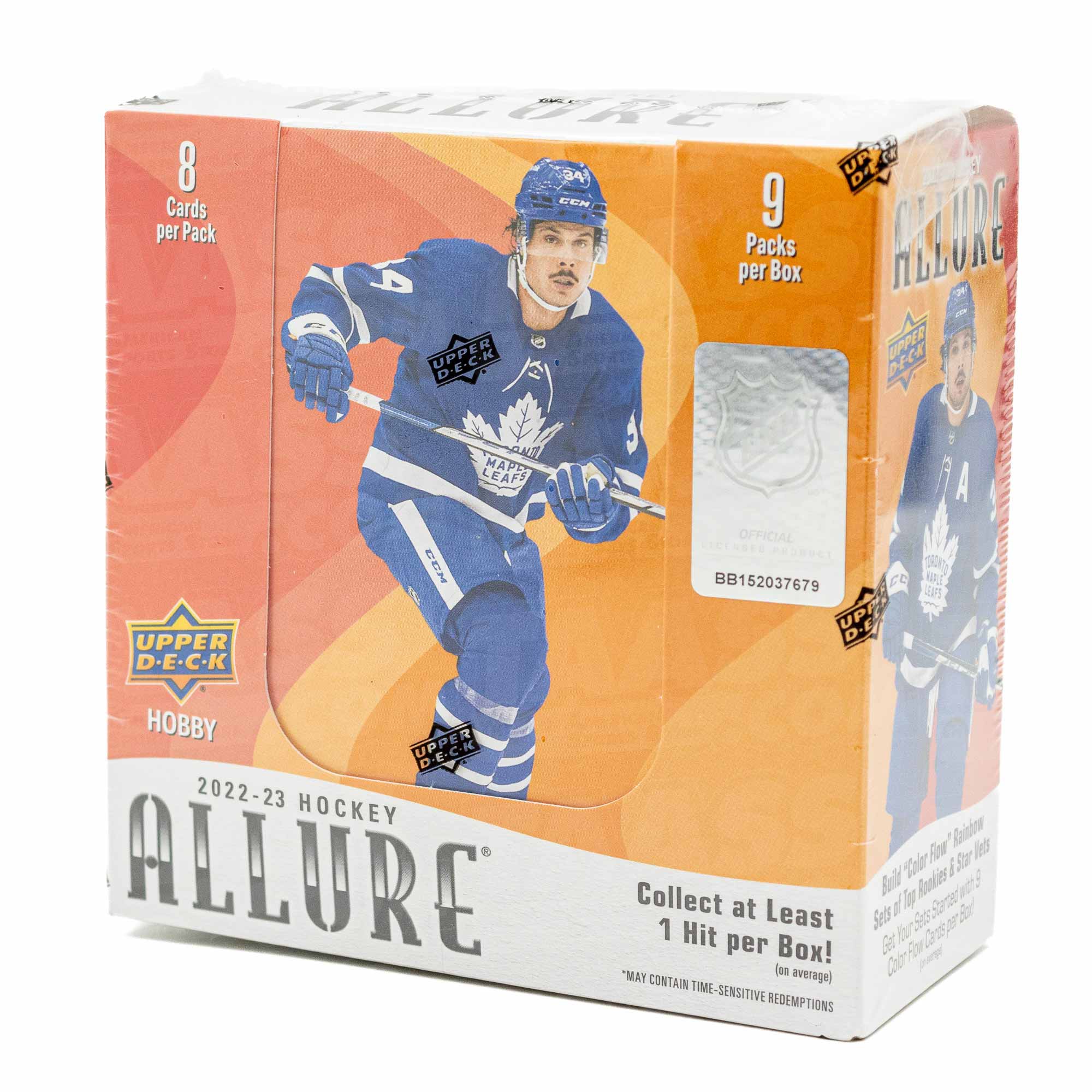 2022/23 Upper Deck Allure NHL Hockey Hobby Box