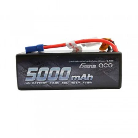 Gens Ace 5000mAh 14.8V 50C 4S1P HardCase GEA50004S50E5