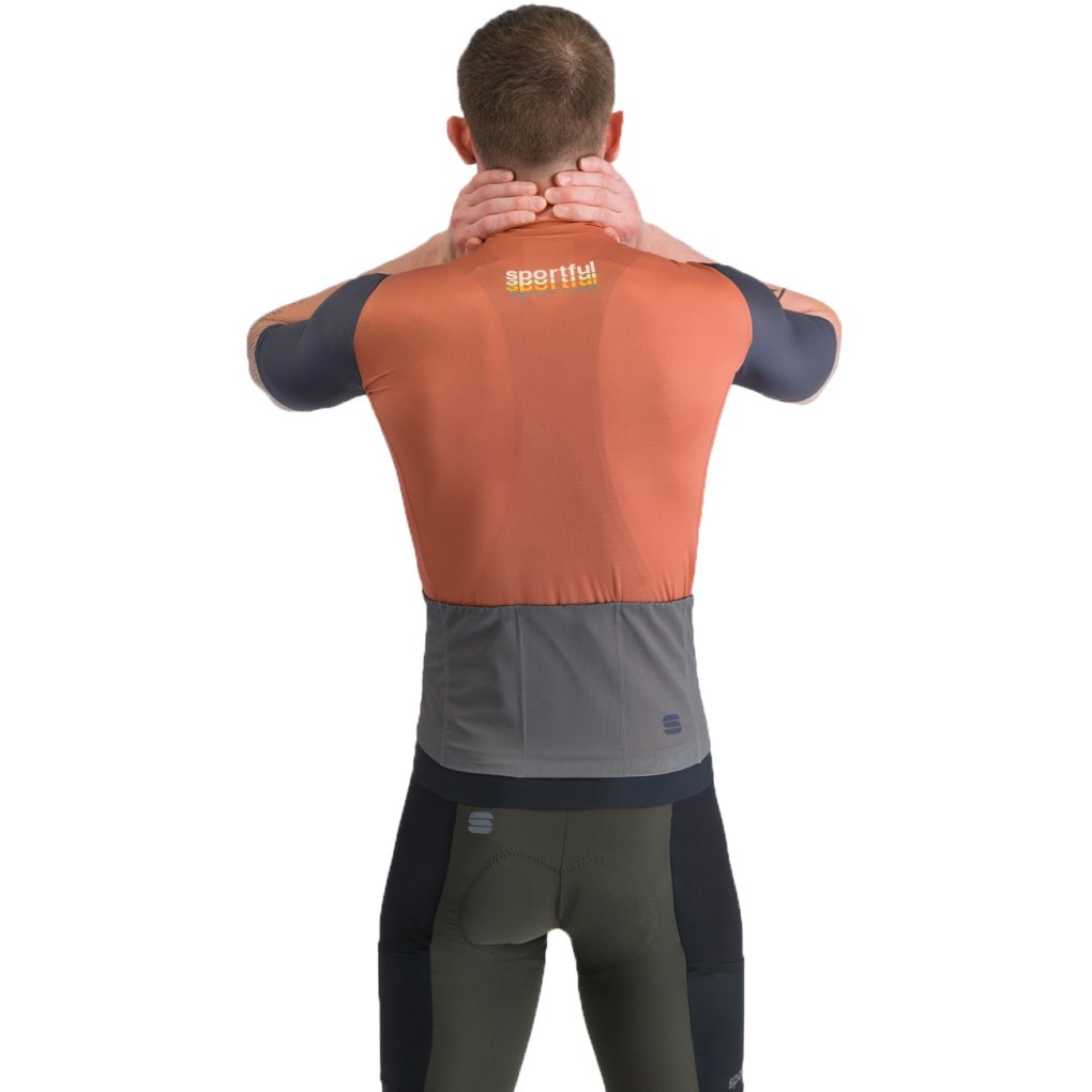 Sportful Supergiara 2 Logo Jersey Men - 607 Sienna Glow