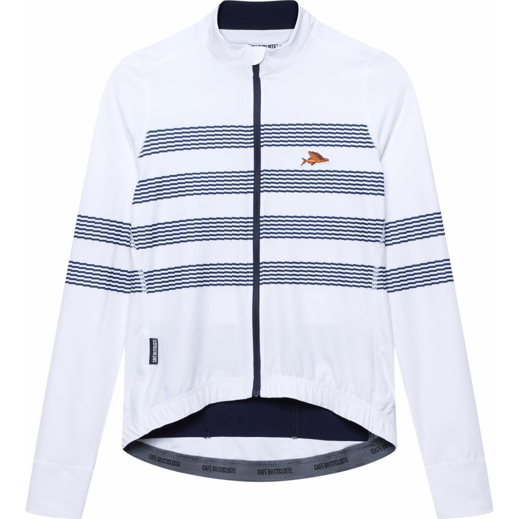 Café du Cycliste Charlie Long Sleeve Jersey Women - mariniere