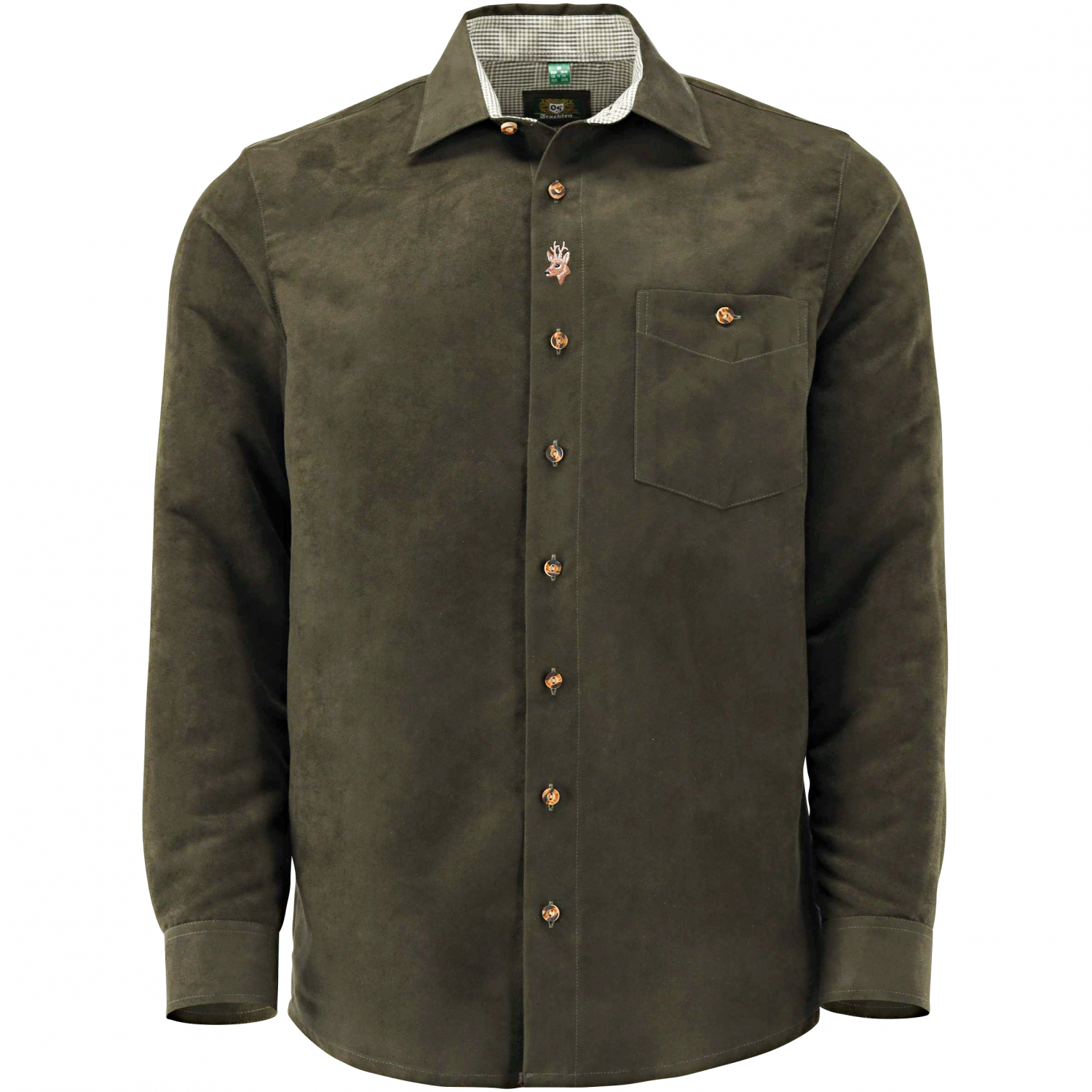 Shirt 1\/1 Sleeve Regular Fit Men (Traditional Green)