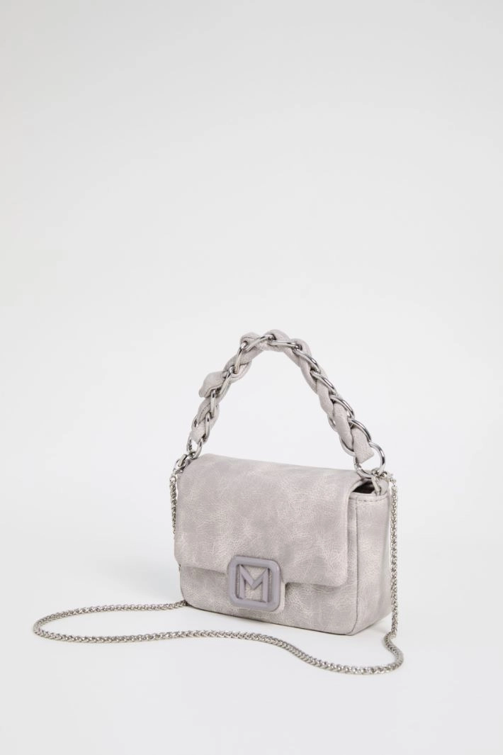 Aged look minibag - GREY