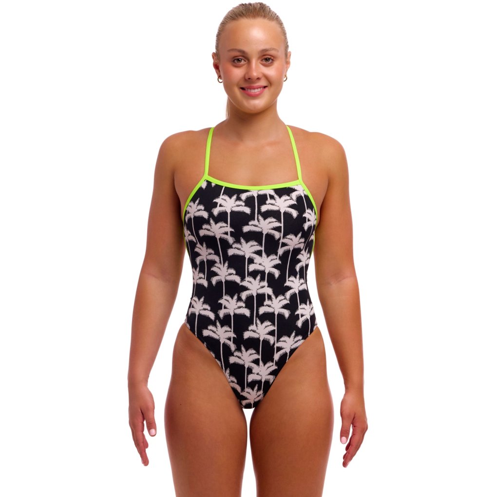 Funkita Strapped In Eco One Piece Swimsuit Women - Palm Night