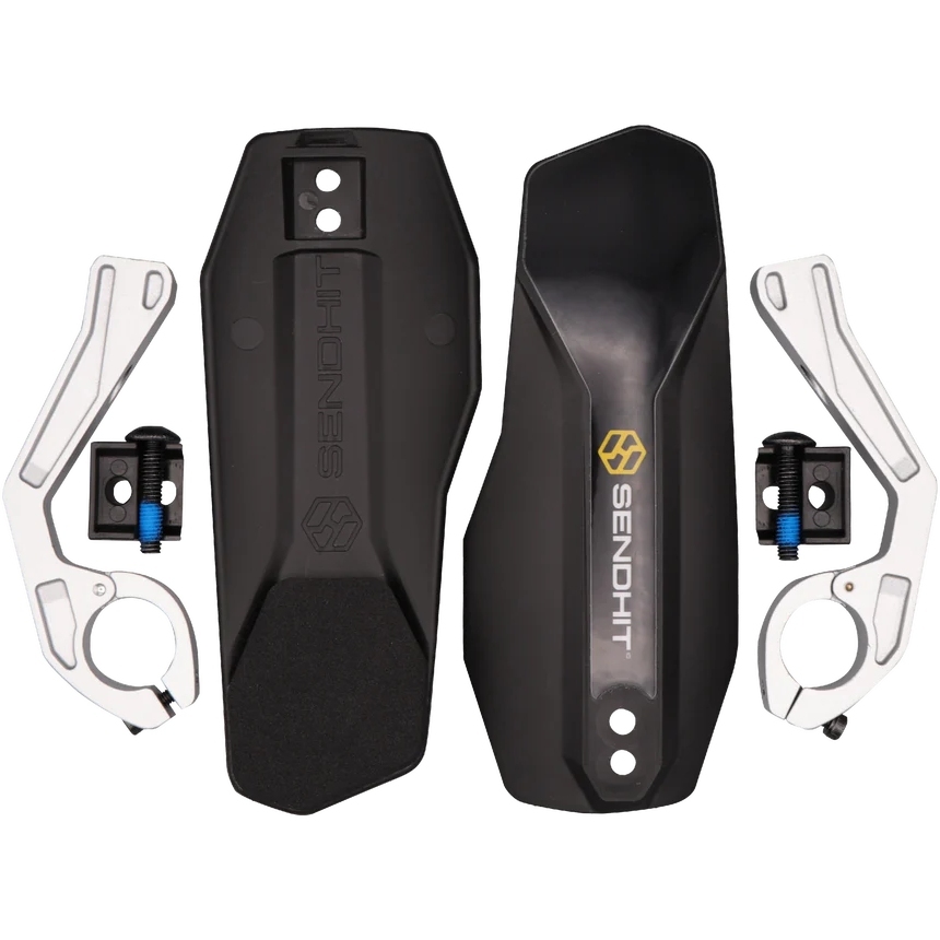 Sendhit Nock Handguards V2 - black / silver bracket