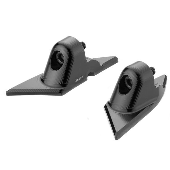 Rizoma Rearview Mirror Bracket BS822B Mirror Adapter for Fairing - BlackRef: rz0888 / bs822b